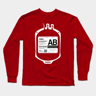 My Bloodtype is AB for Absolute Bomb! Long Sleeve T-Shirt